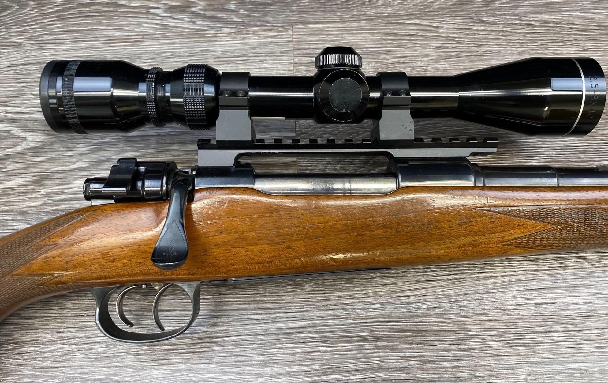 COMMERCIAL OBERNDORF MAUSER BOLT-ACTION SPORTING RIFLE 8 X 57 w/SCOPE