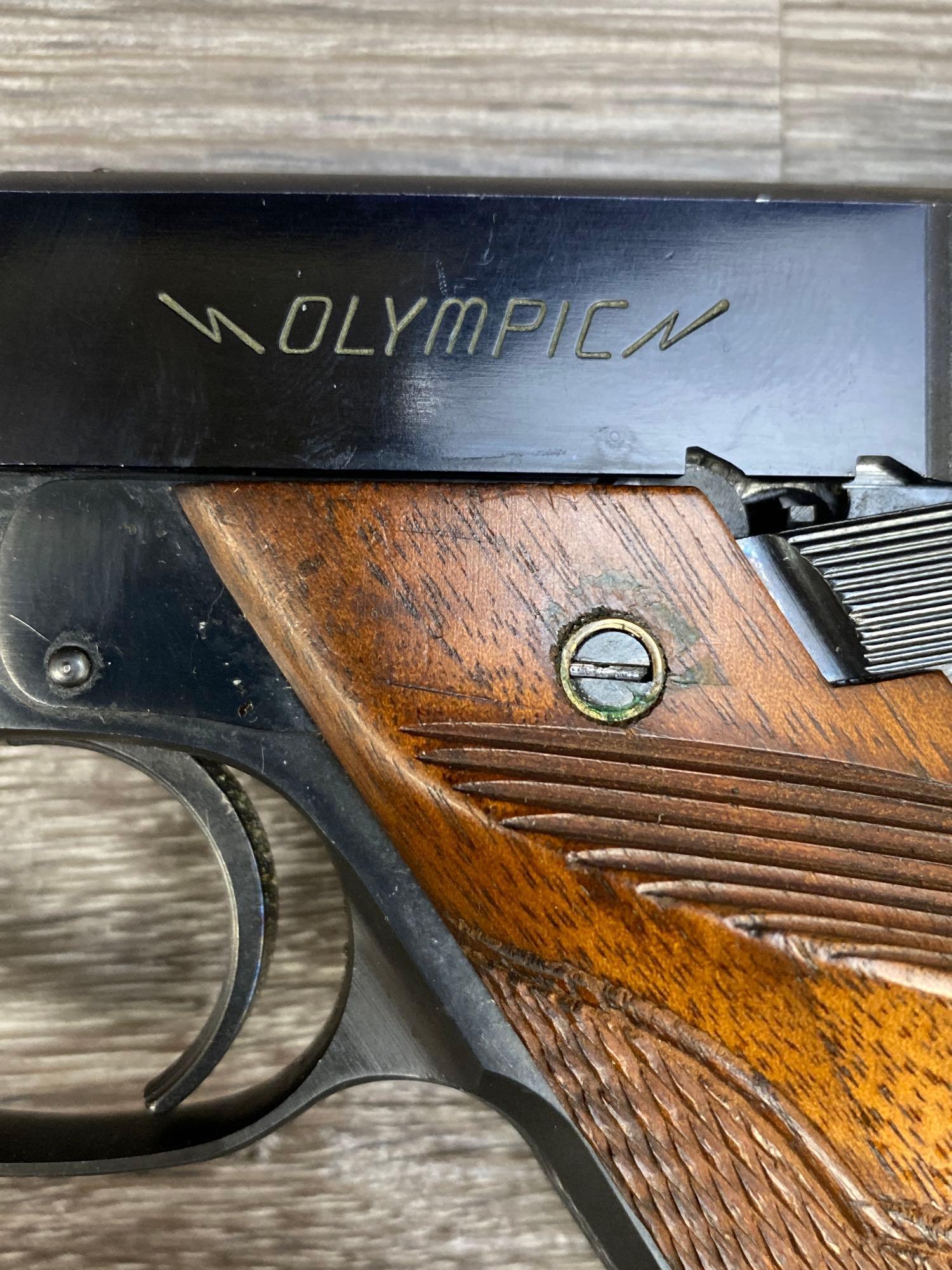 HIGH STANDARD OLYMPIC .22 SHORT SEMI-AUTOMATIC TARGET PISTOL