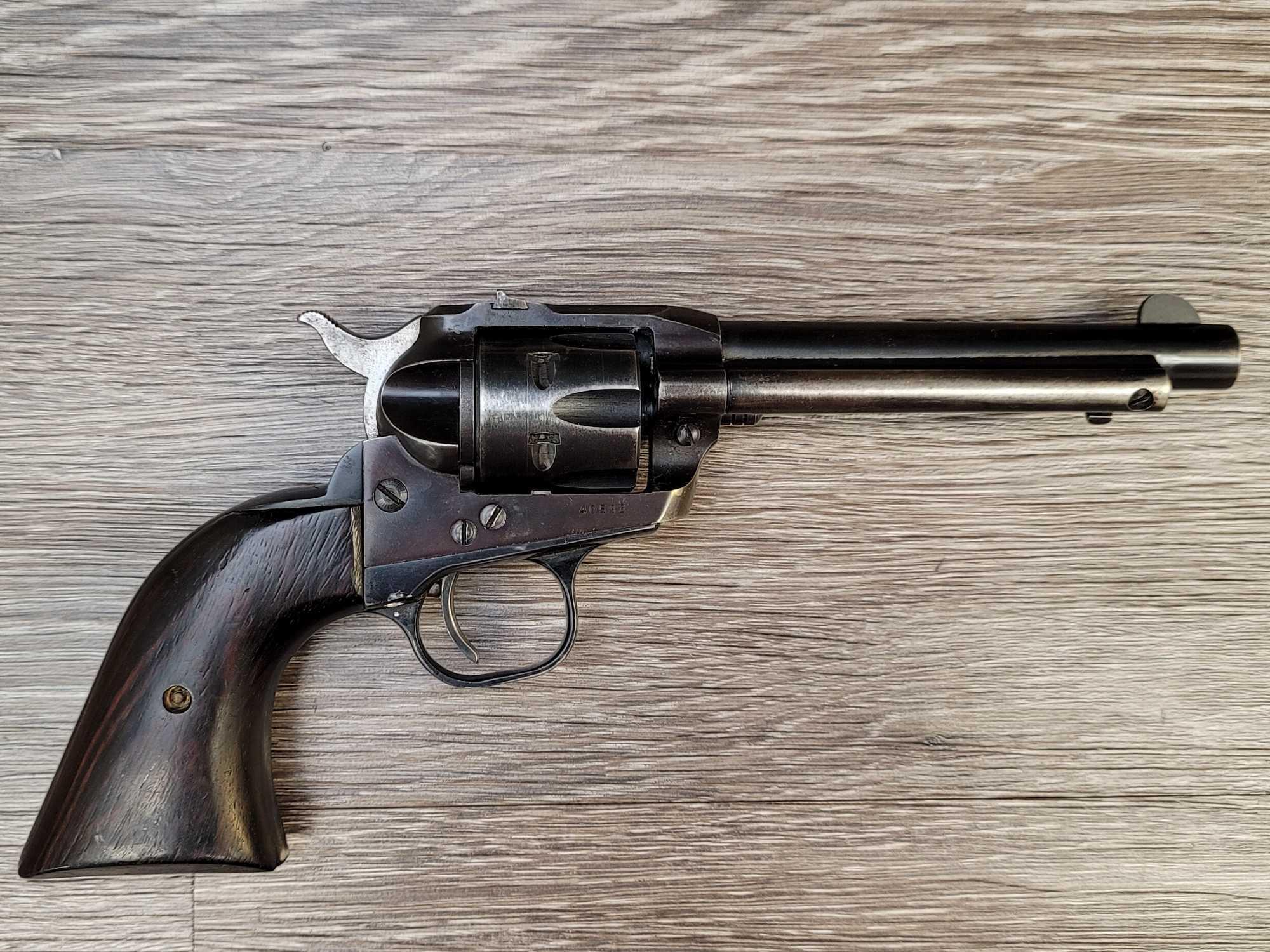 EARLY RUGER SINGLE-SIX .22 LR SINGLE-ACTION REVOLVER