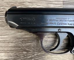 WALTHER PPK/S .380 ACP SEMI-AUTO PISTOL W/EXTRA MAG.