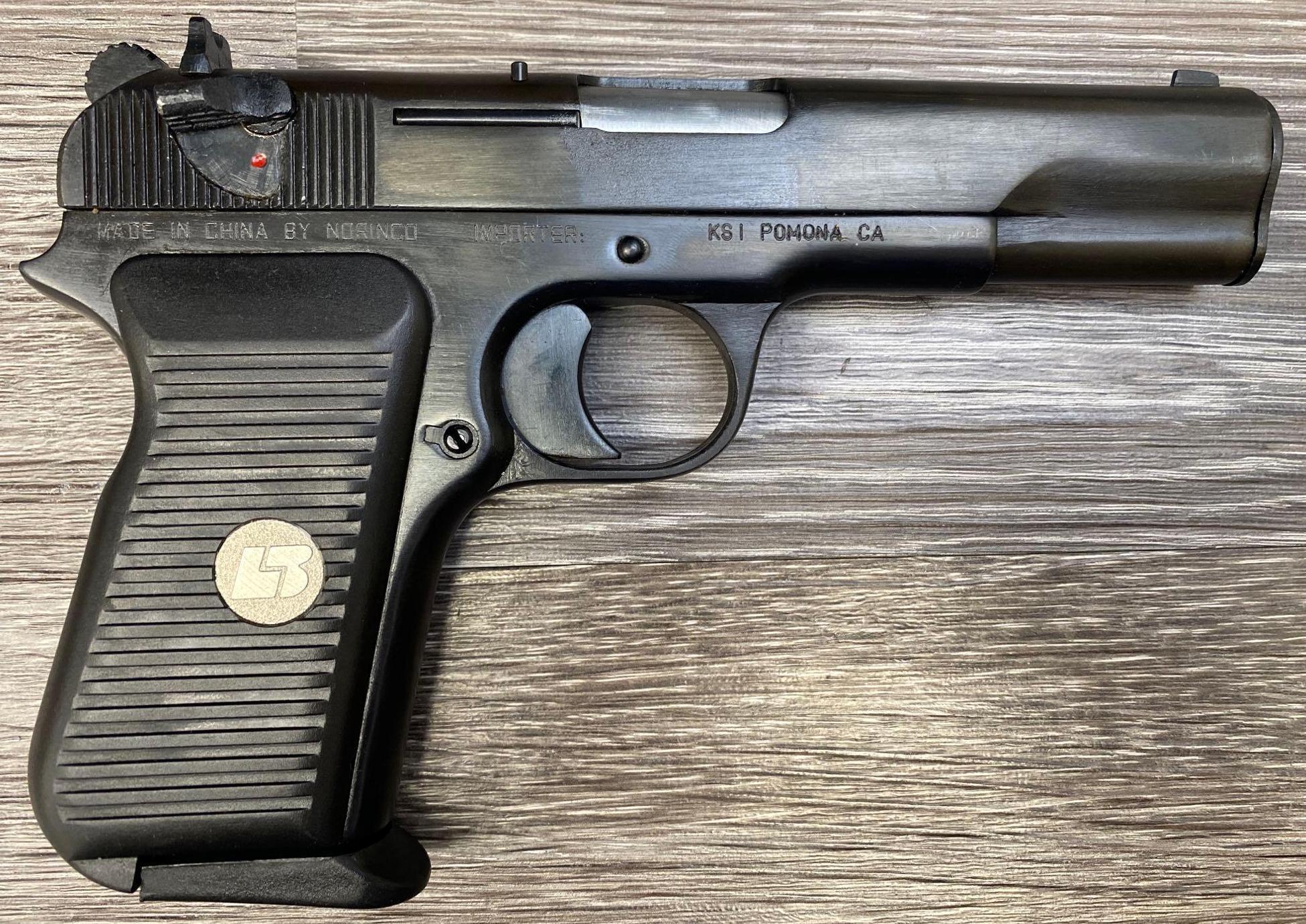 CASED NORINCO T54 9MM SEMI-AUTO PISTOL