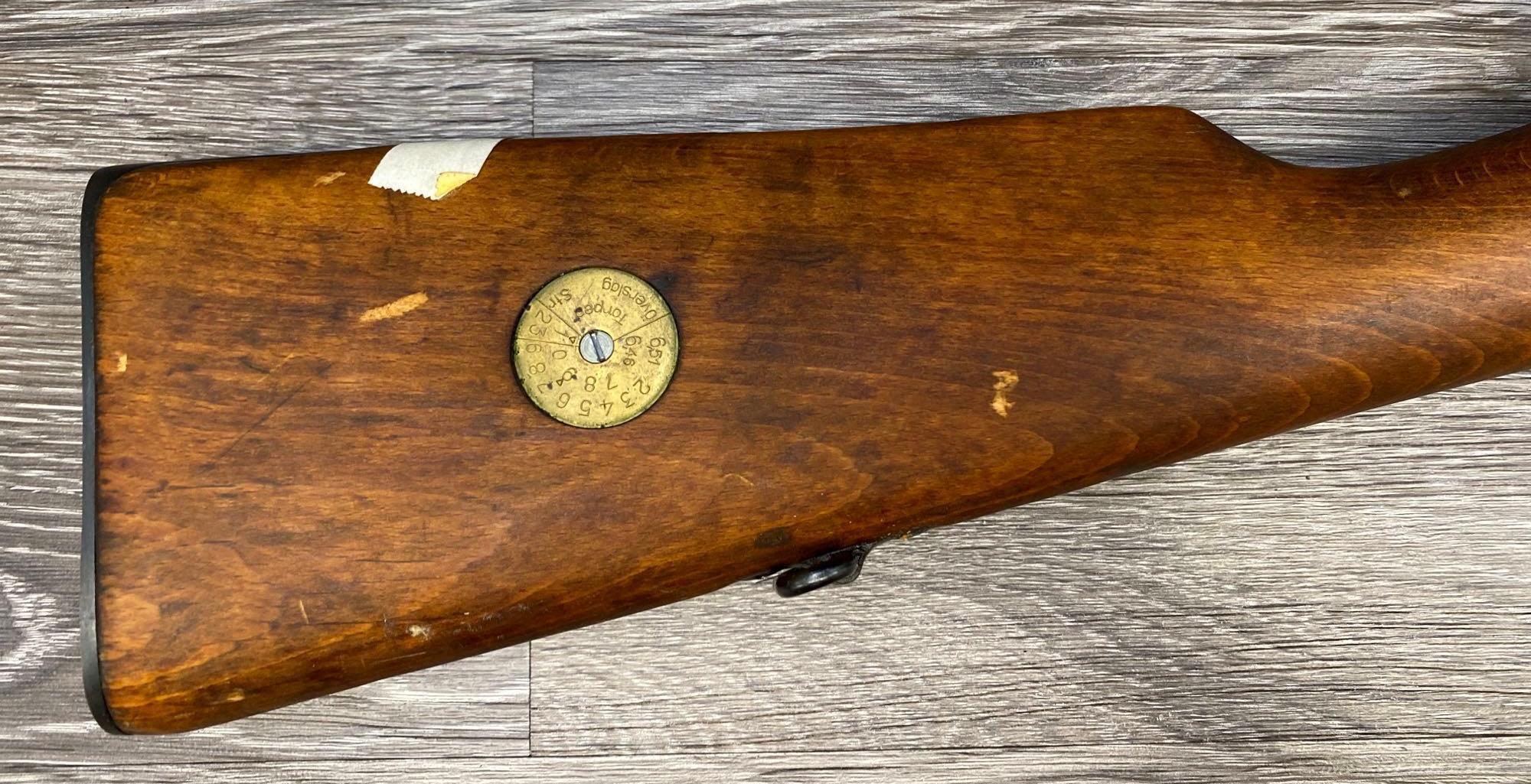 M38 SWEDISH MAUSER 6.5x55mm CAL. by HUSQVARNA and WWII DATED 1943