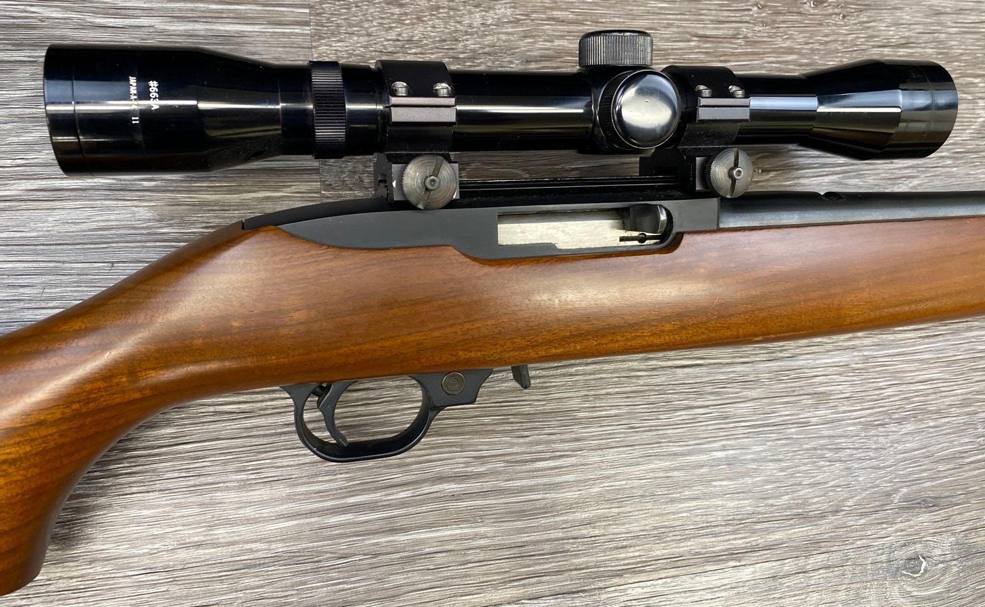 EARLY RUGER 10-22 SEMI-AUTOMATIC CARBINE .22 LR w/SCOPE