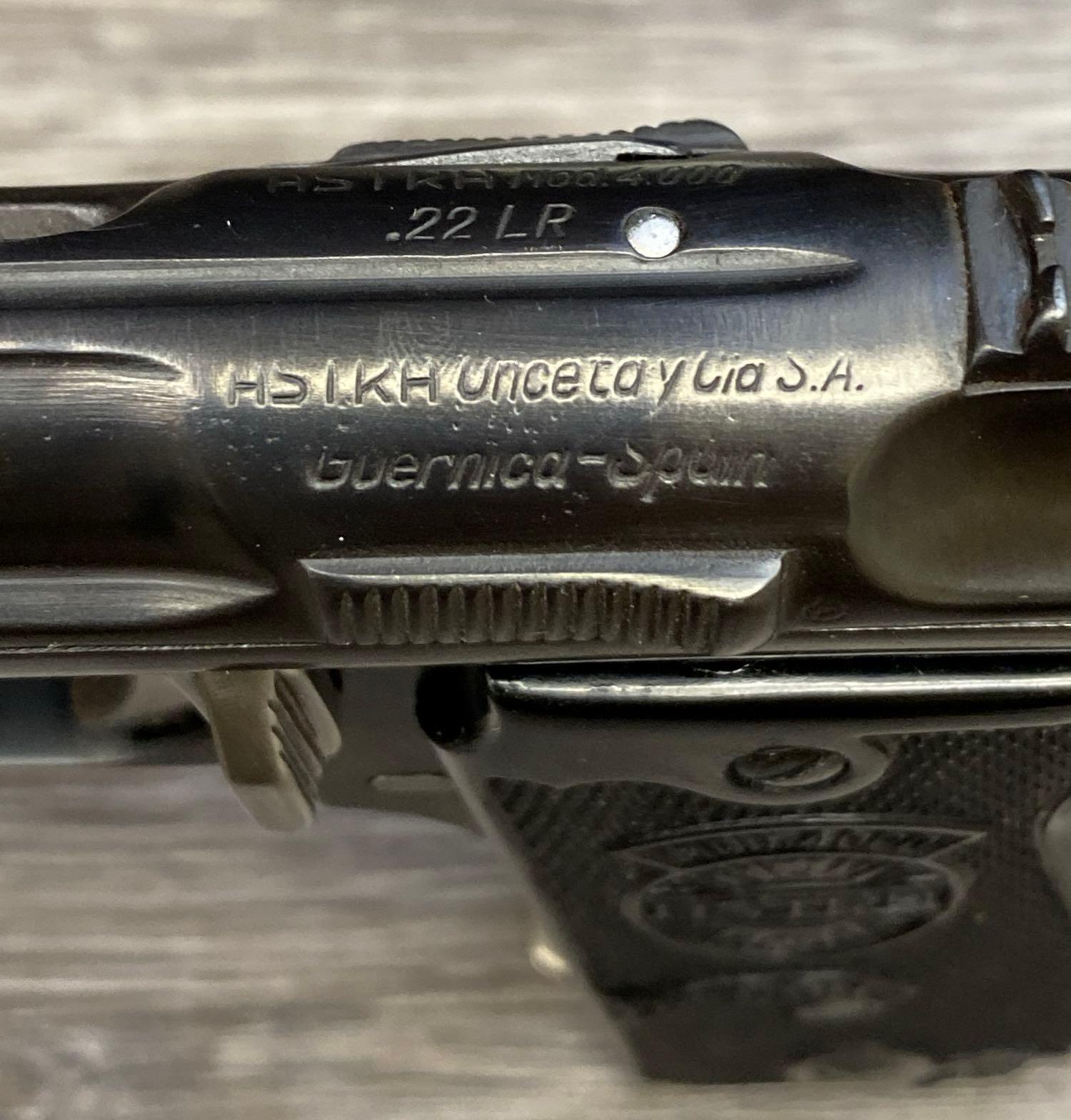 ASTRA MODEL 4000 FALCON SEMI-AUTO PISTOL .22 LR CAL.
