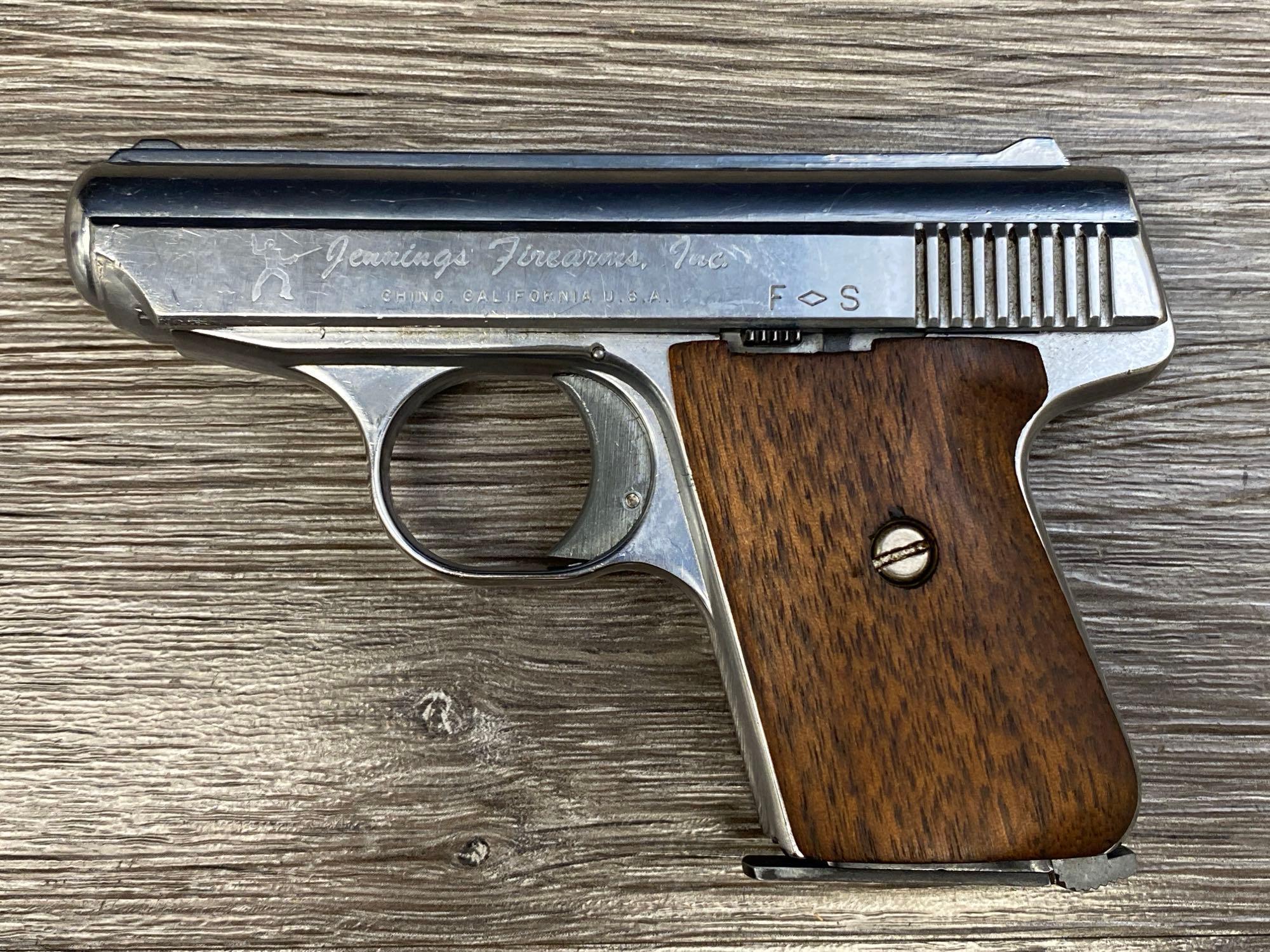 JENNINGS MODEL J-22 SEMI-AUTO PISTOL .22 LR CAL.
