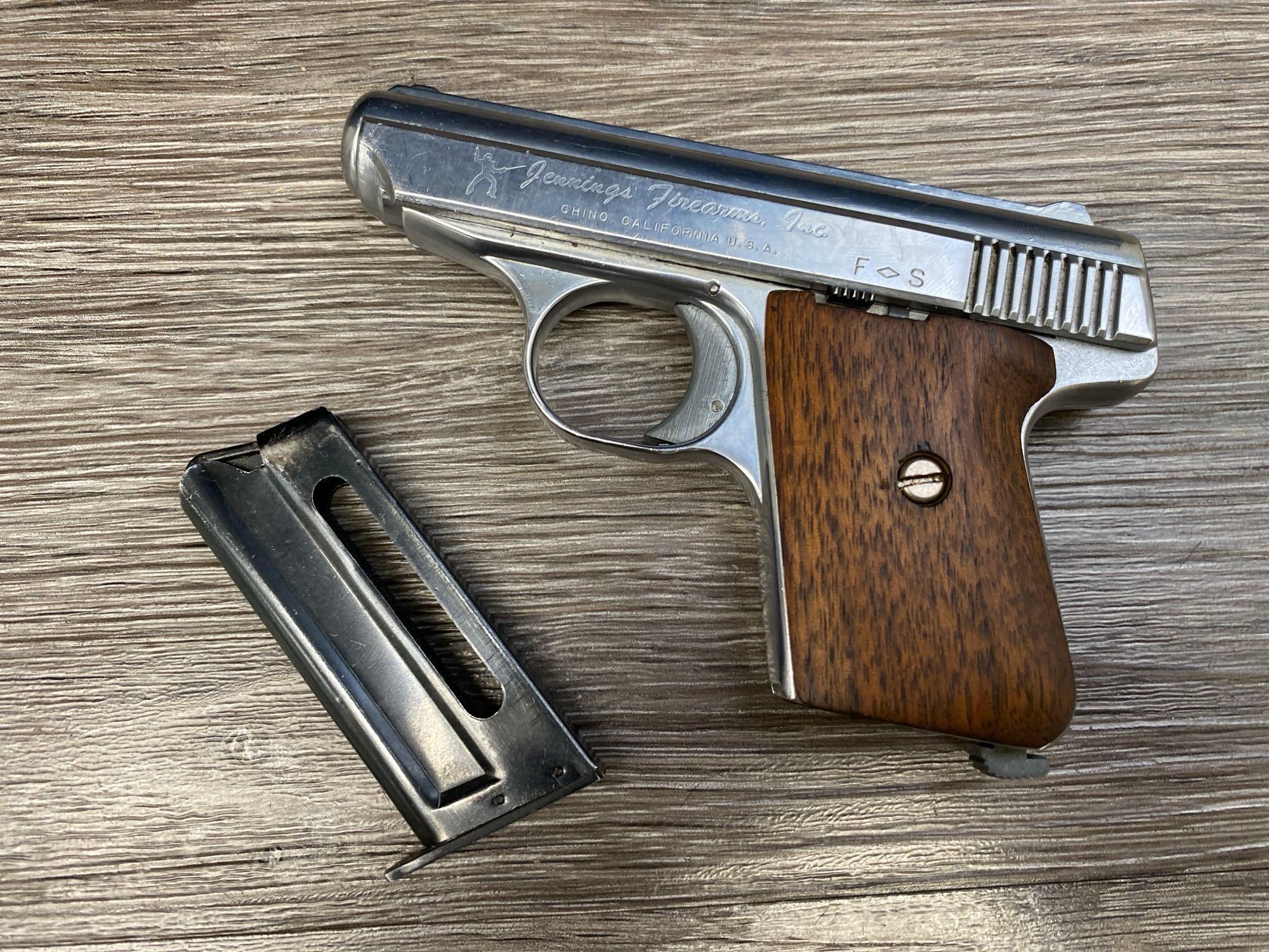 JENNINGS MODEL J-22 SEMI-AUTO PISTOL .22 LR CAL.