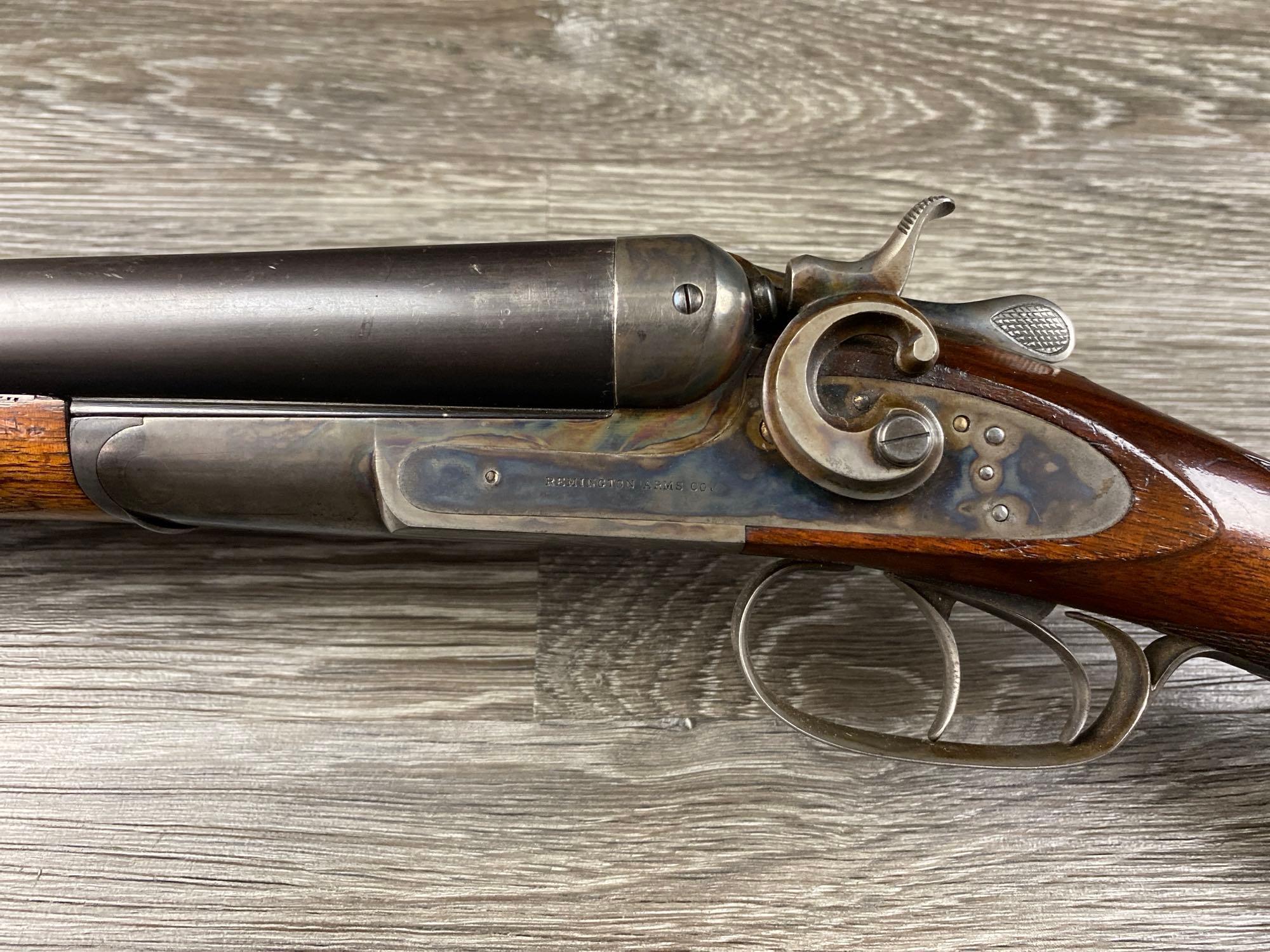 REMINGTON MODEL 1889 GRADE I SxS SHOTGUN 12 GAUGE 30" BARRELS w/FILED SOLID RIB