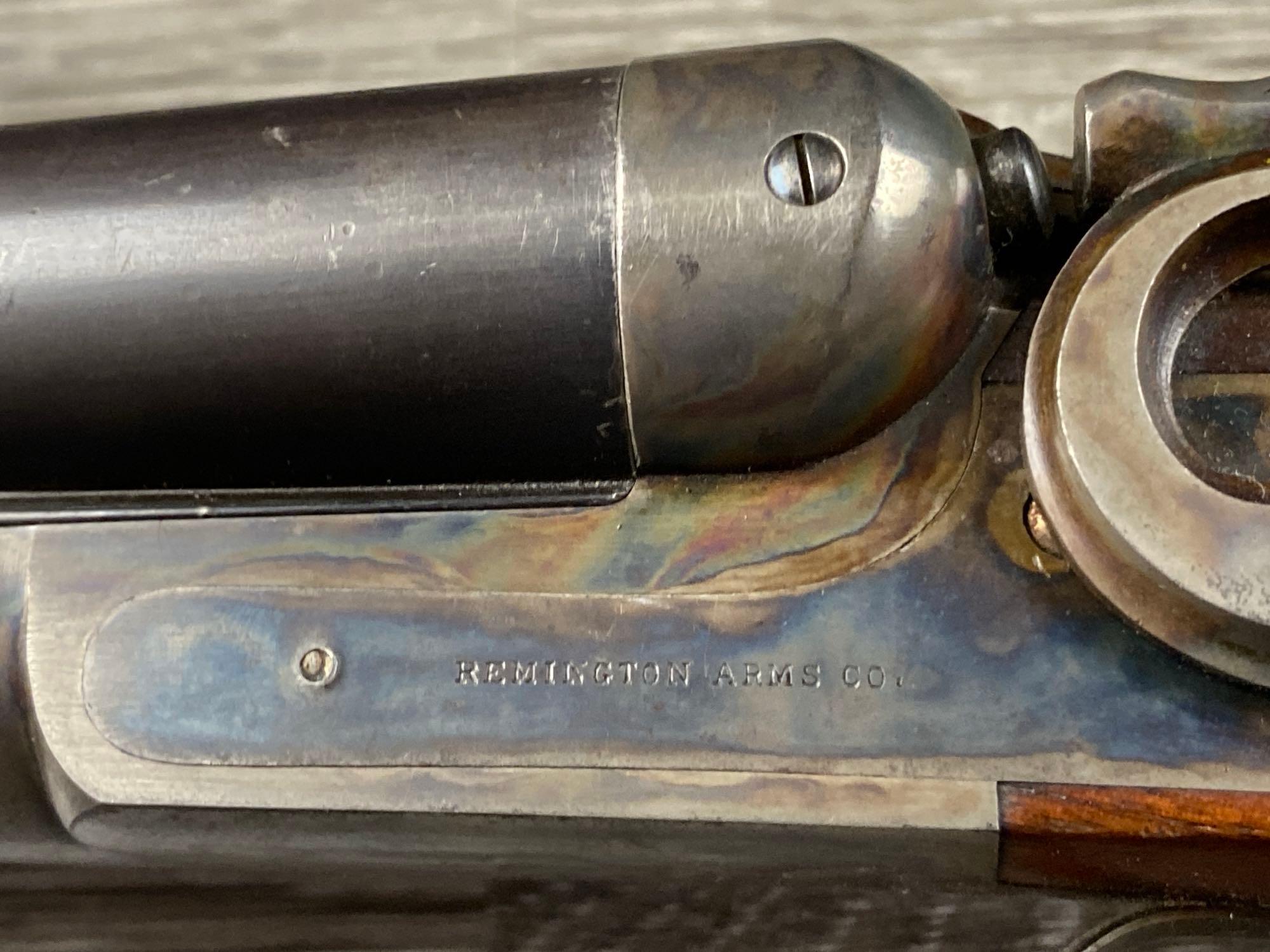 REMINGTON MODEL 1889 GRADE I SxS SHOTGUN 12 GAUGE 30" BARRELS w/FILED SOLID RIB