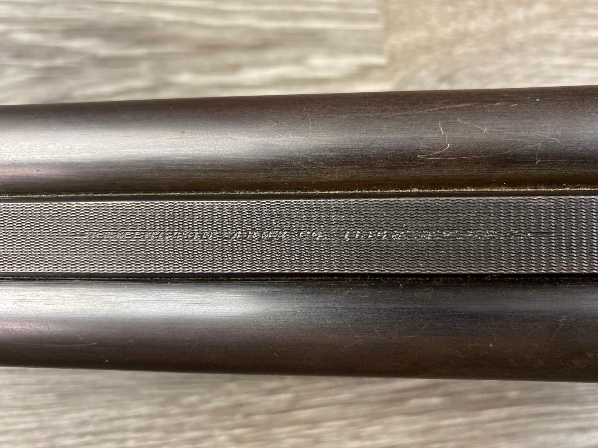 REMINGTON MODEL 1889 GRADE I SxS SHOTGUN 12 GAUGE 30" BARRELS w/FILED SOLID RIB