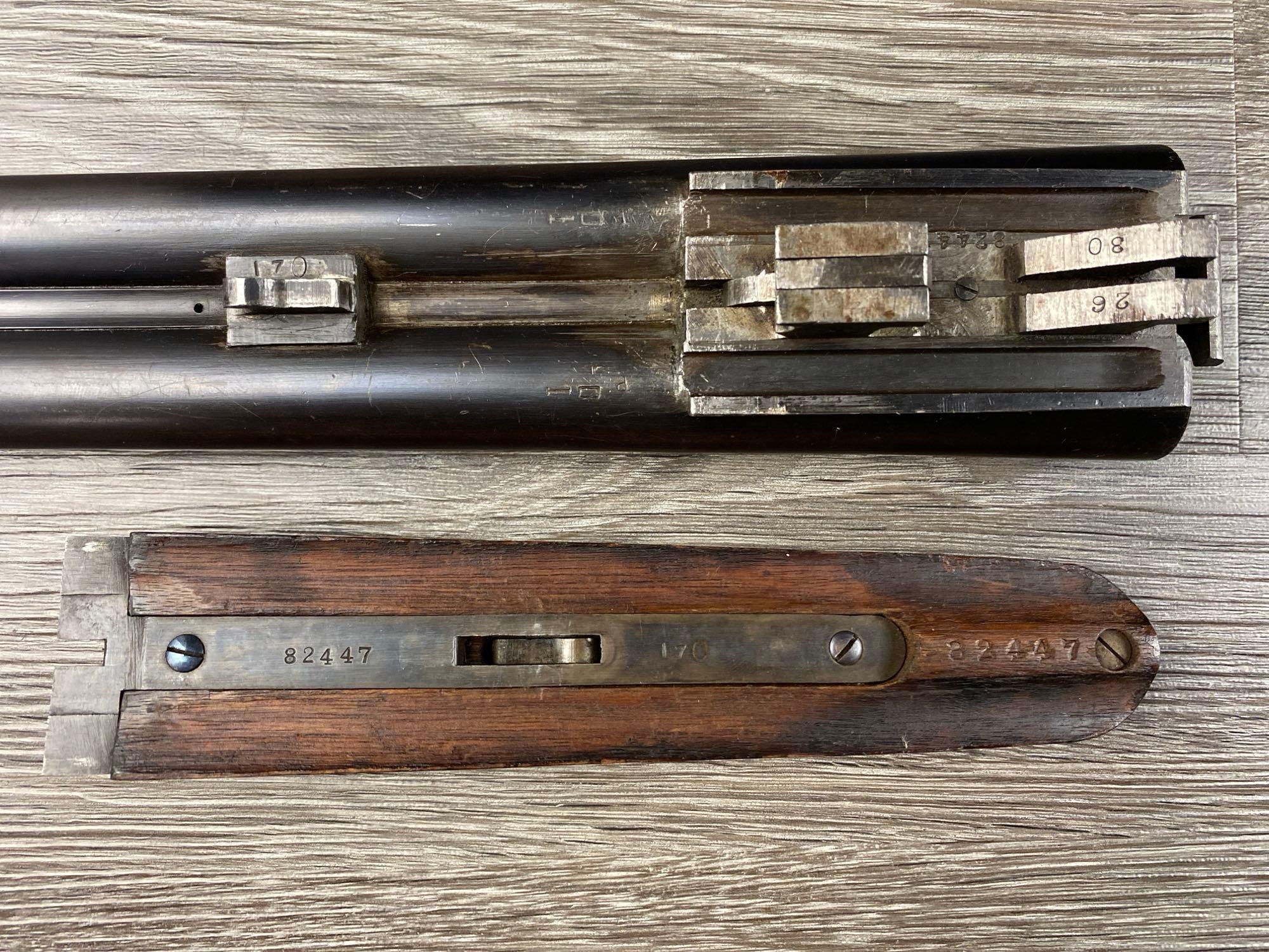REMINGTON MODEL 1889 GRADE I SxS SHOTGUN 12 GAUGE 30" BARRELS w/FILED SOLID RIB