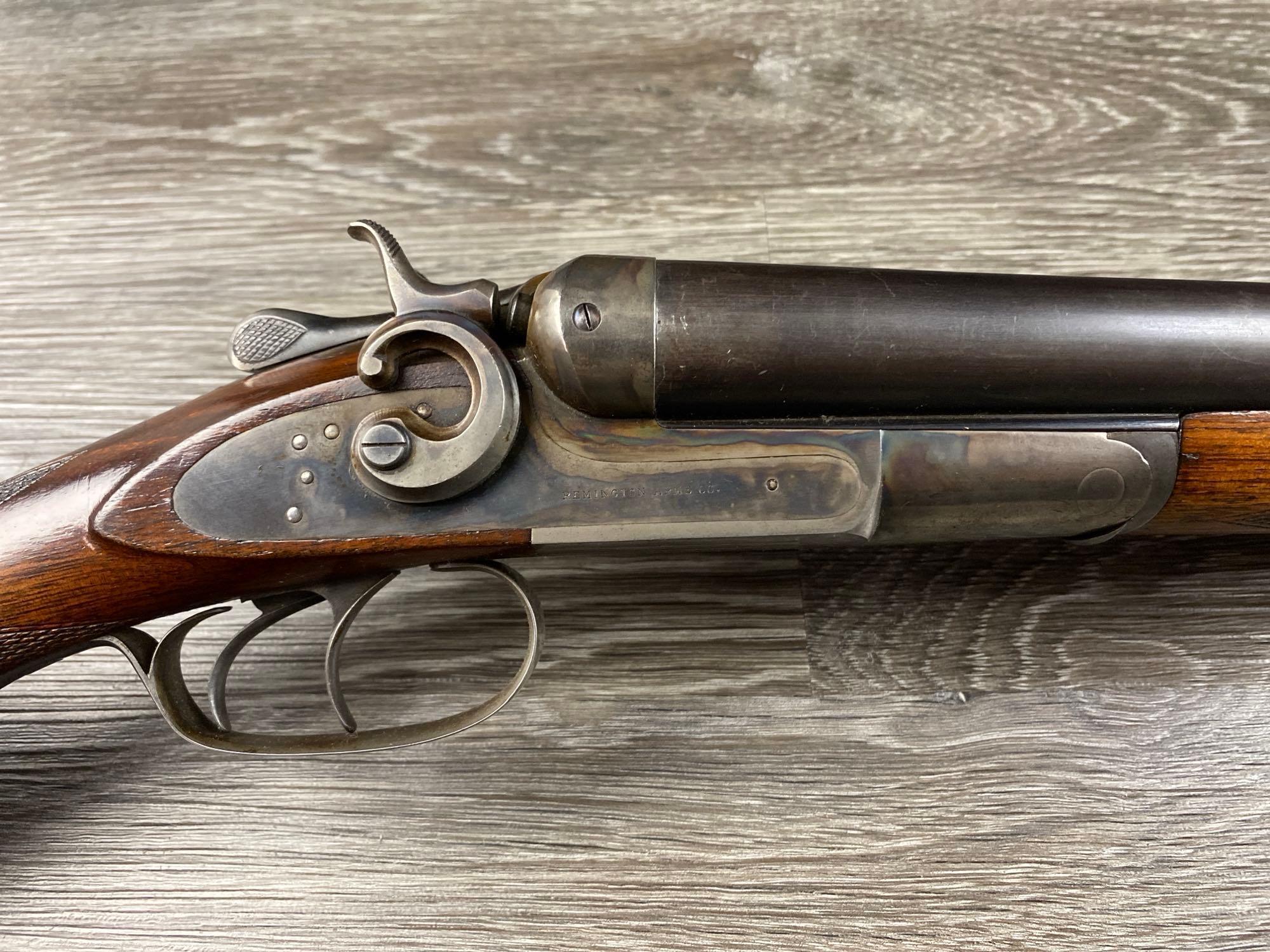 REMINGTON MODEL 1889 GRADE I SxS SHOTGUN 12 GAUGE 30" BARRELS w/FILED SOLID RIB
