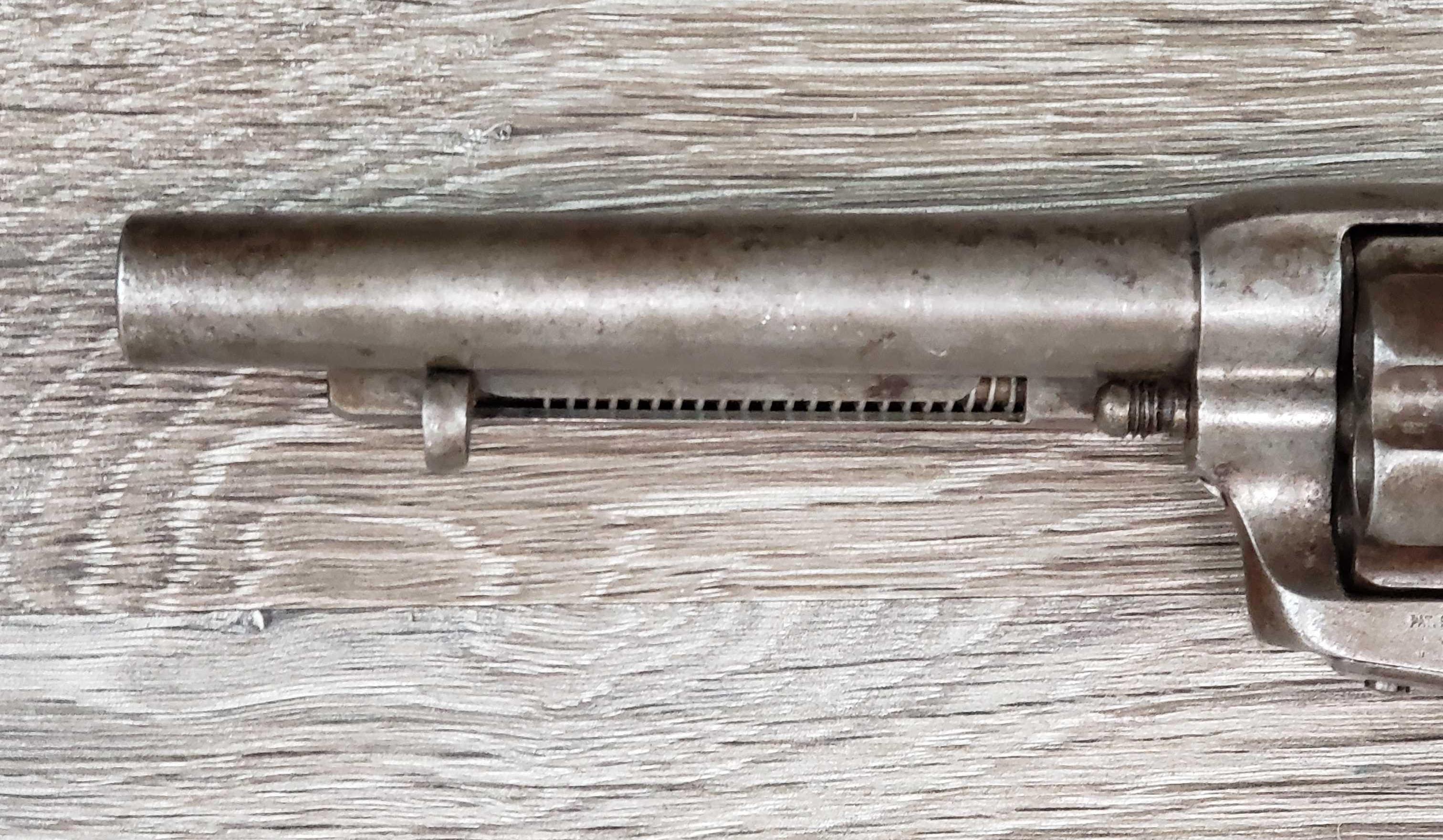 ANTIQUE COLT SAA .45 CAL. 5" BBL. NATURAL MATERIAL GRIPS (CIRCA 1877)