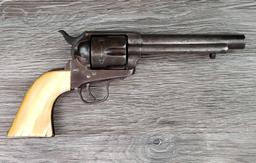 ANTIQUE COLT SAA .45 CAL. 5" BBL. NATURAL MATERIAL GRIPS (CIRCA 1877)