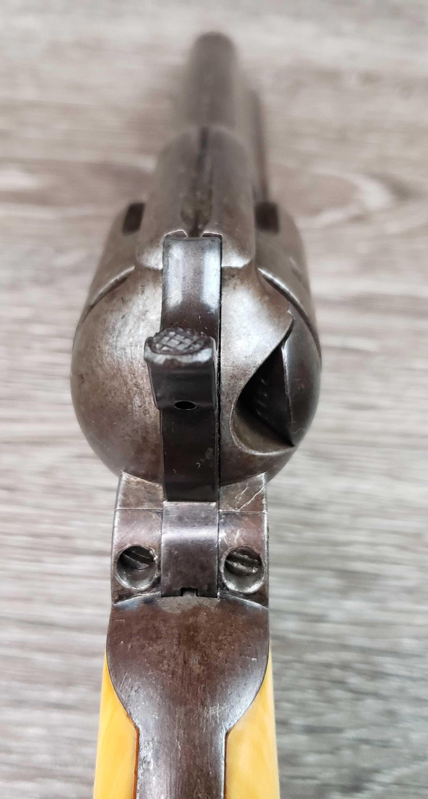 ANTIQUE COLT SAA .45 CAL. 5" BBL. NATURAL MATERIAL GRIPS (CIRCA 1877)