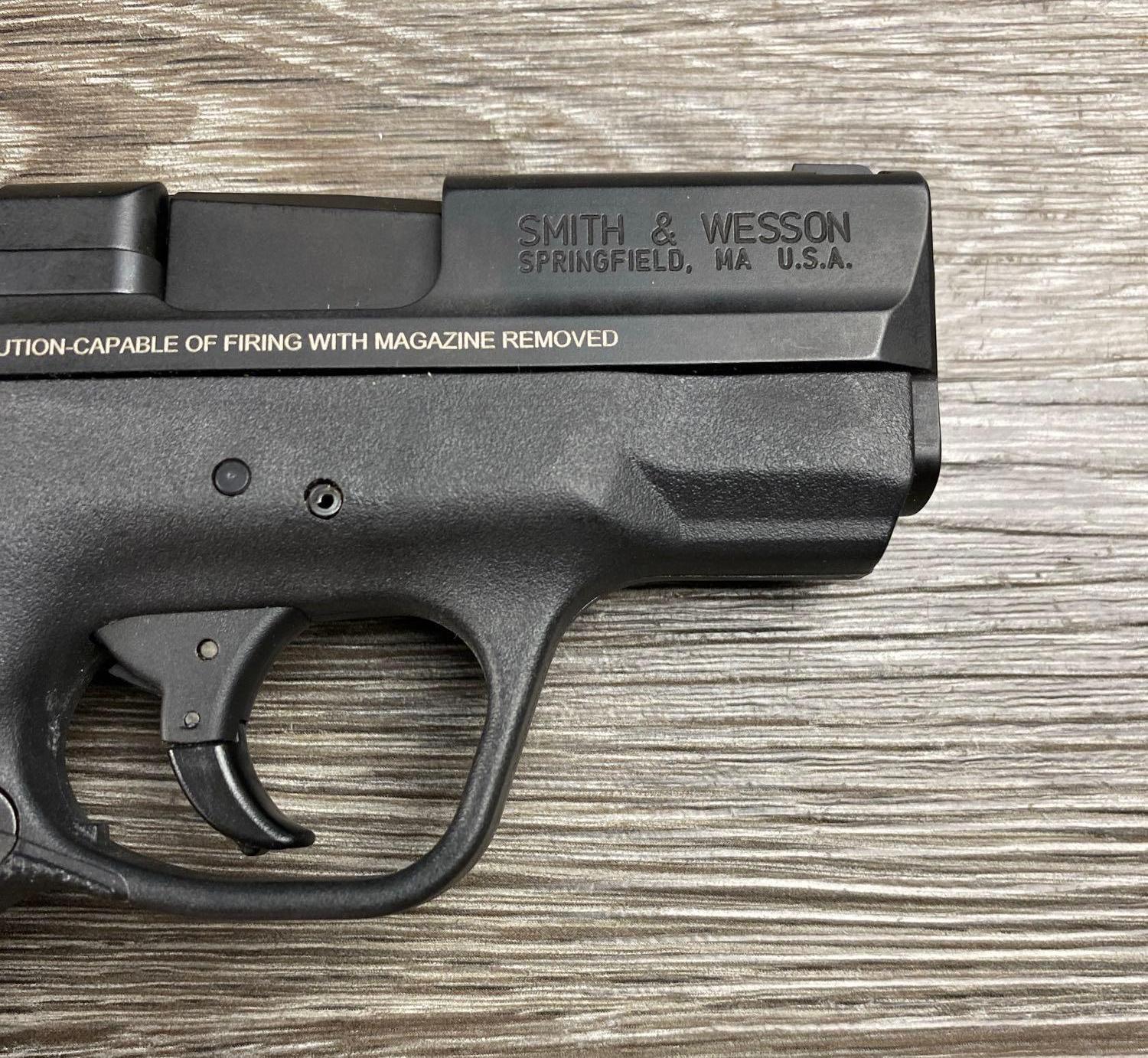 SMITH & WESSON M&P SHIELD SEMI-AUTO PISTOL 9MM CAL
