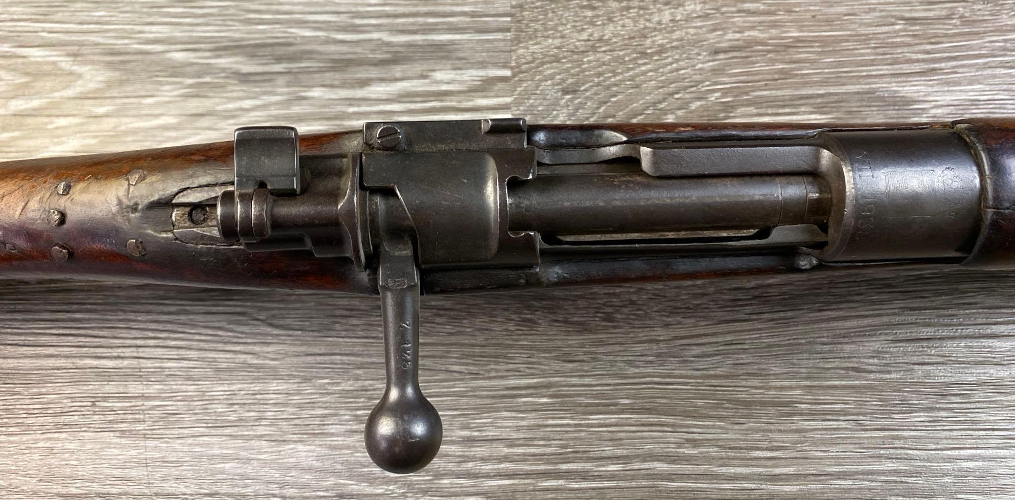 BELGIAN MAUSER MODEL 98 8mm CAL BOLT ACTION RIFLE