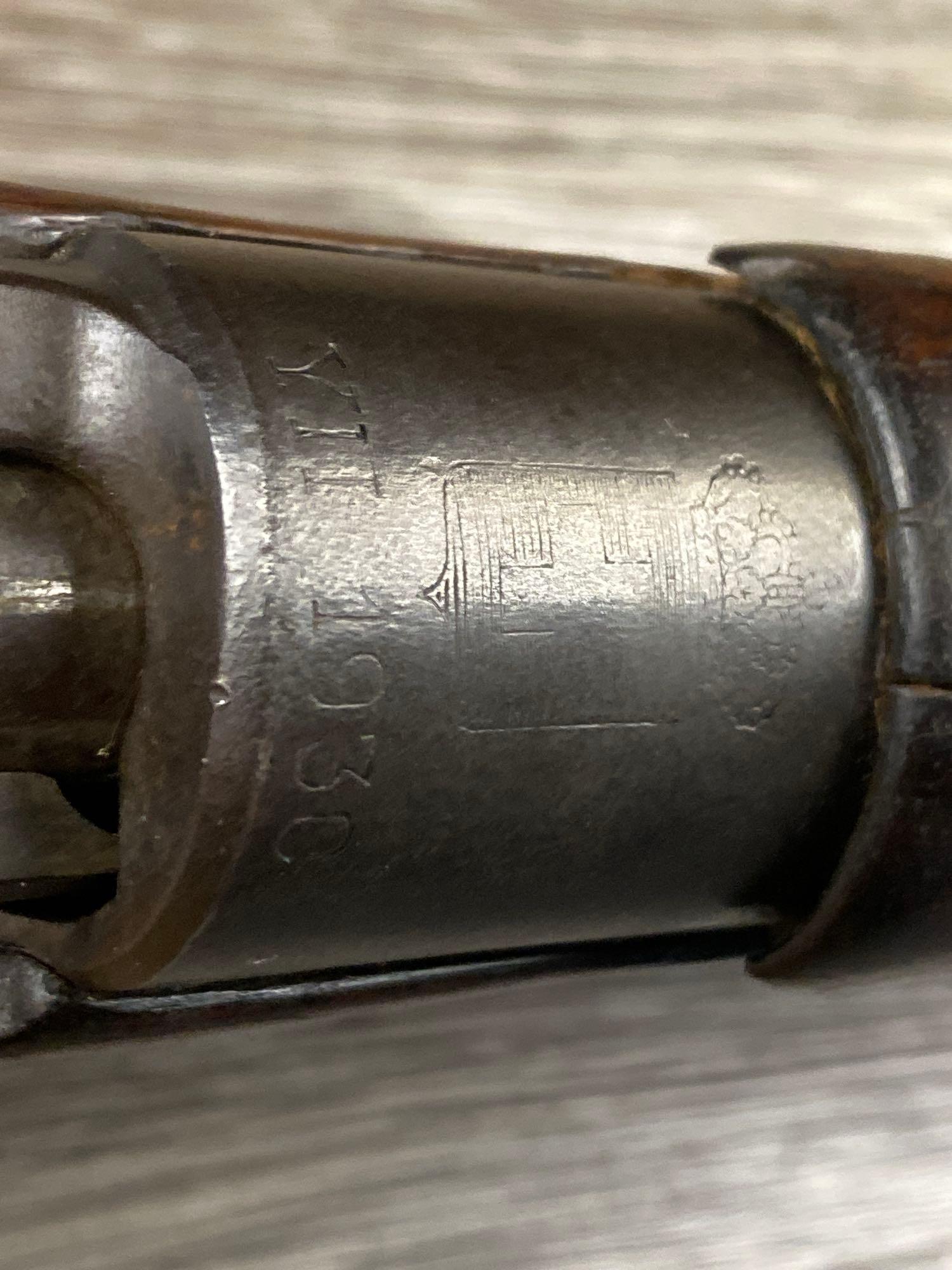 BELGIAN MAUSER MODEL 98 8mm CAL BOLT ACTION RIFLE