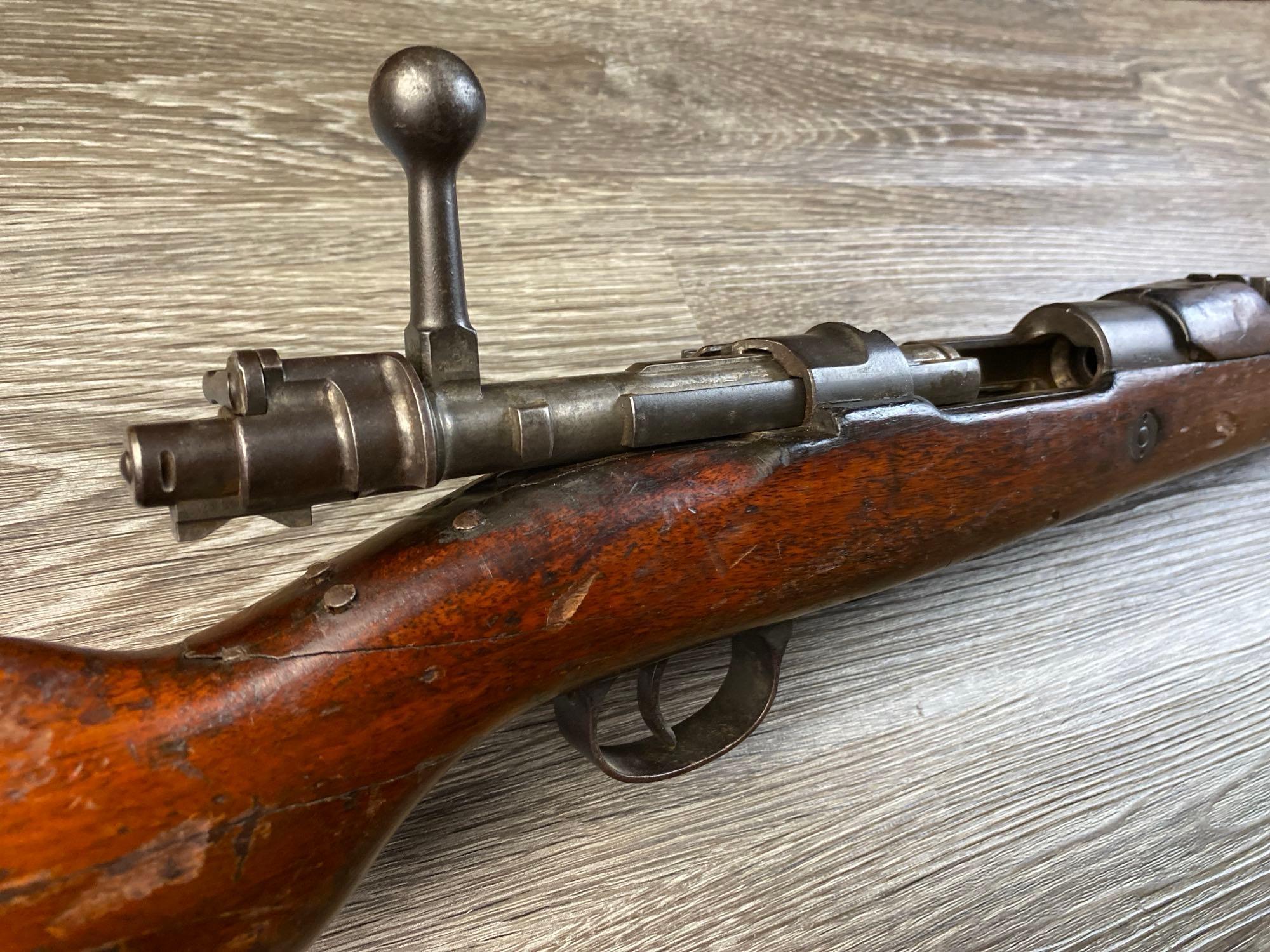 BELGIAN MAUSER MODEL 98 8mm CAL BOLT ACTION RIFLE