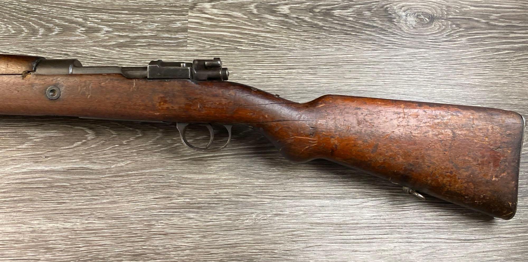 BELGIAN MAUSER MODEL 98 8mm CAL BOLT ACTION RIFLE