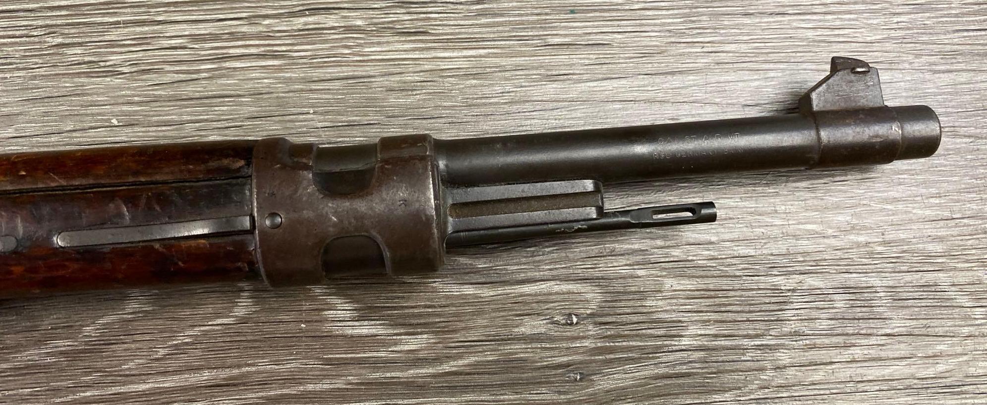 BELGIAN MAUSER MODEL 98 8mm CAL BOLT ACTION RIFLE