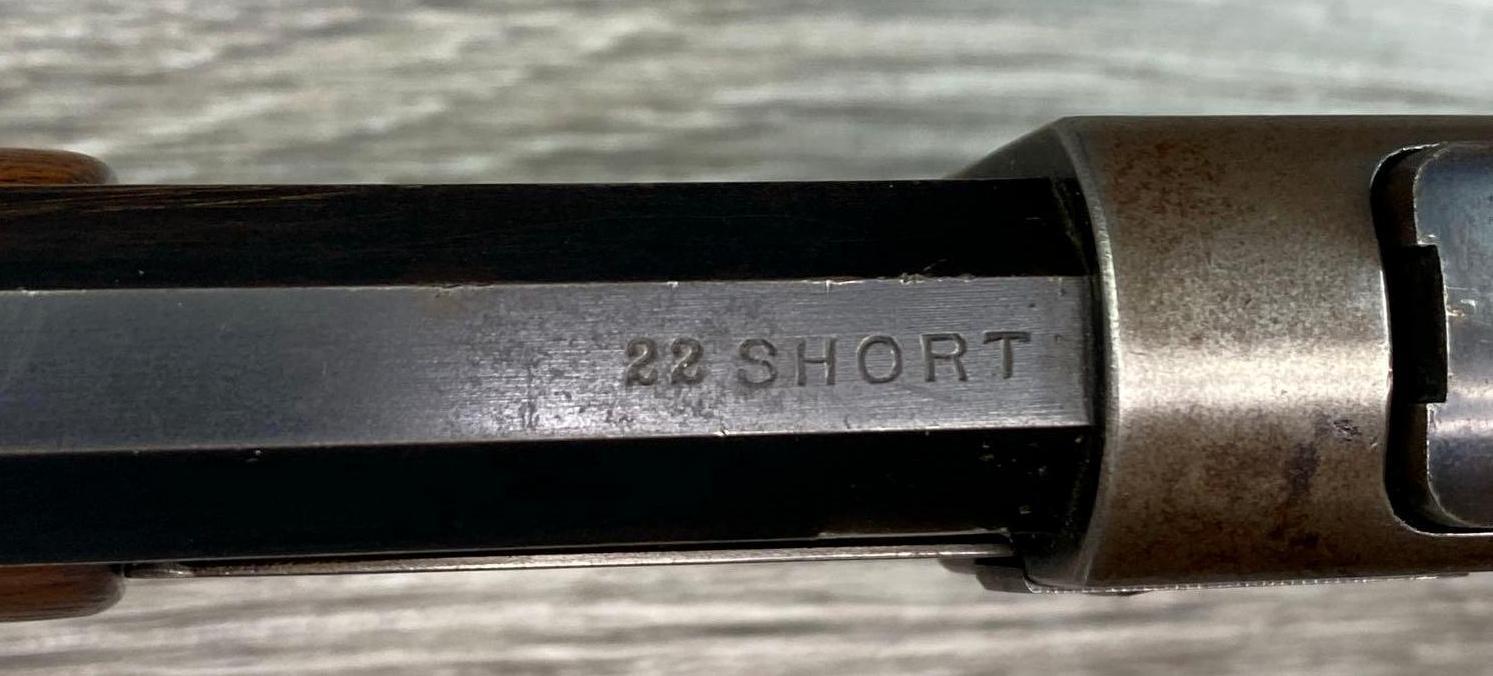 WINCHESTER MODEL 1890 SLIDE ACTION TAKEDOWN RIFLE .22 SHORT CAL.