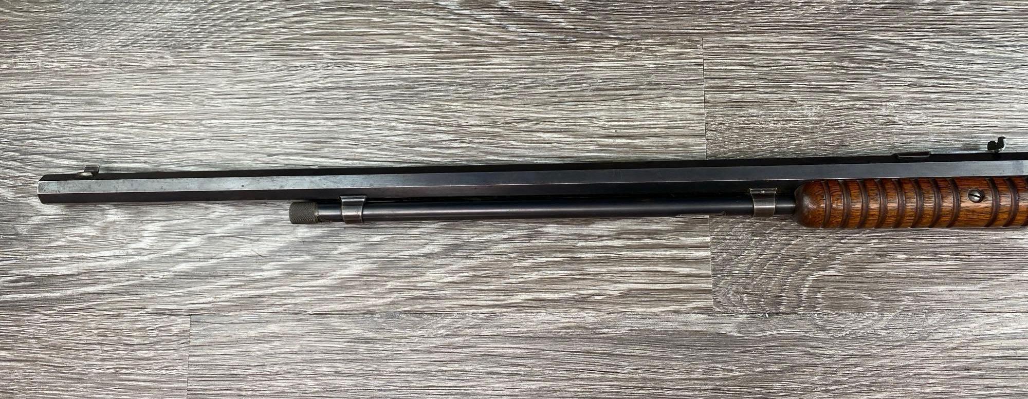 WINCHESTER MODEL 1890 SLIDE ACTION TAKEDOWN RIFLE .22 SHORT CAL.