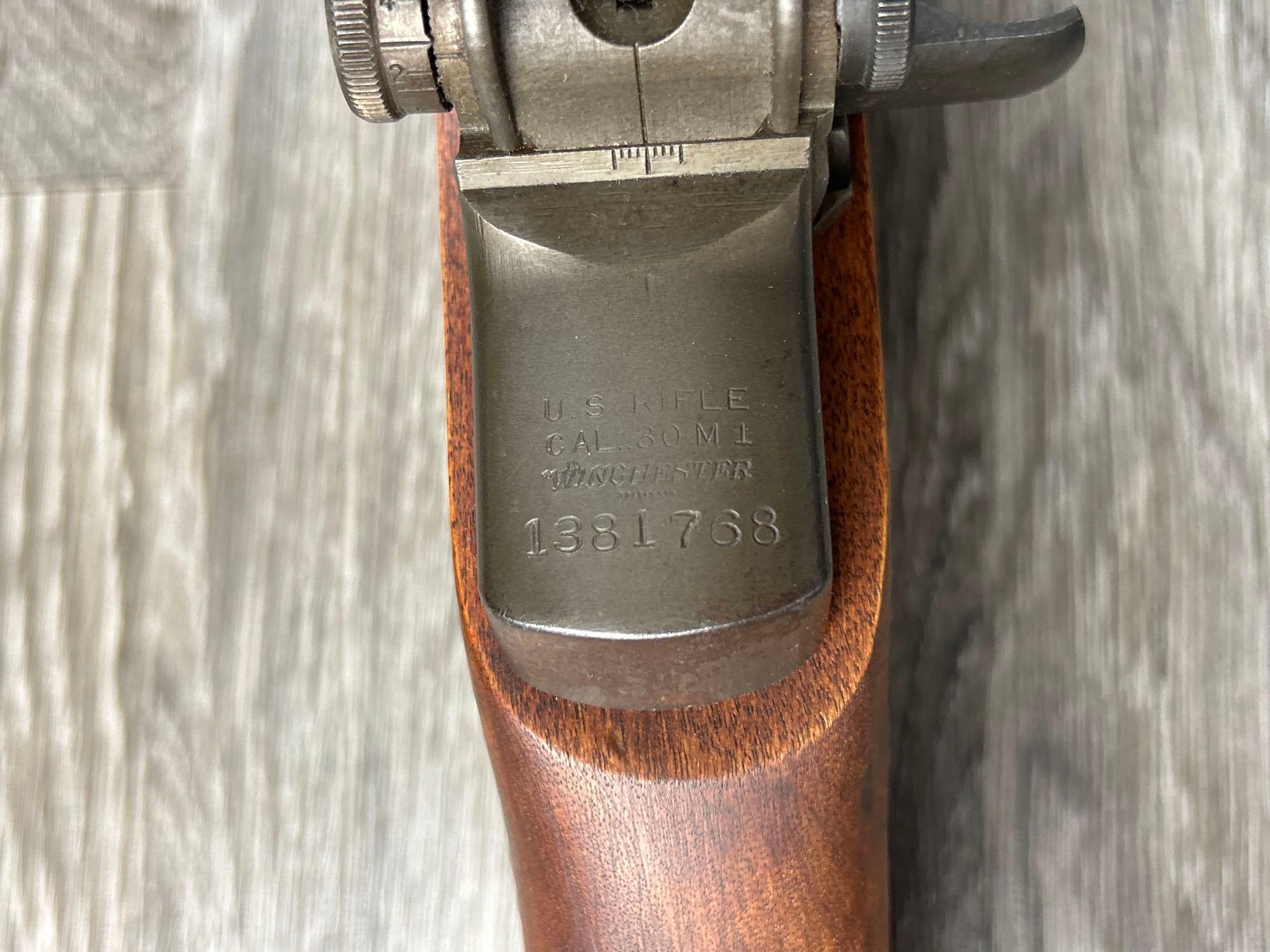 WINCHESTER M1 GARAND SEMI-AUTO RIFLE .30-06 CAL. w/ COMBO TOOL IN STOCK