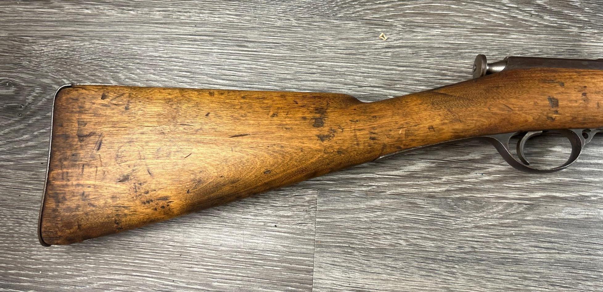 RUSSIAN MODEL 1870 BERDAN II SINGLE SHOT BOLT ACTION RIFLE 10.75 X 58r CAL. CIRCA 1878 w/ BAYONET