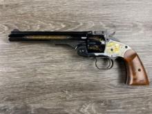 ENGRAVED/GOLD INLAID SCHOFIELD SA REVOLVER .45 S&W CAL. 150TH COMMEMORATIVE