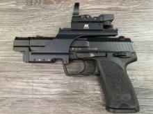 HECKLER & KOCH MODEL USP 9mm CALIBER SEMI-AUTO PISTOL w/ 4" BBL.