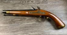 SPANISH JUKAR REPRODUCTION FLINTLOCK BELT PISTOL .45 CAL.