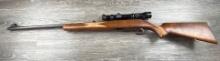 ANSCHUTZ MODEL 1422 BOLT ACTION SPORTING RIFLE .22 LR CAL. w/ SCOPE
