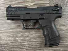 GERMAN MADE WALTHER P22 PISTOL .22LR CAL/3.5" BBL