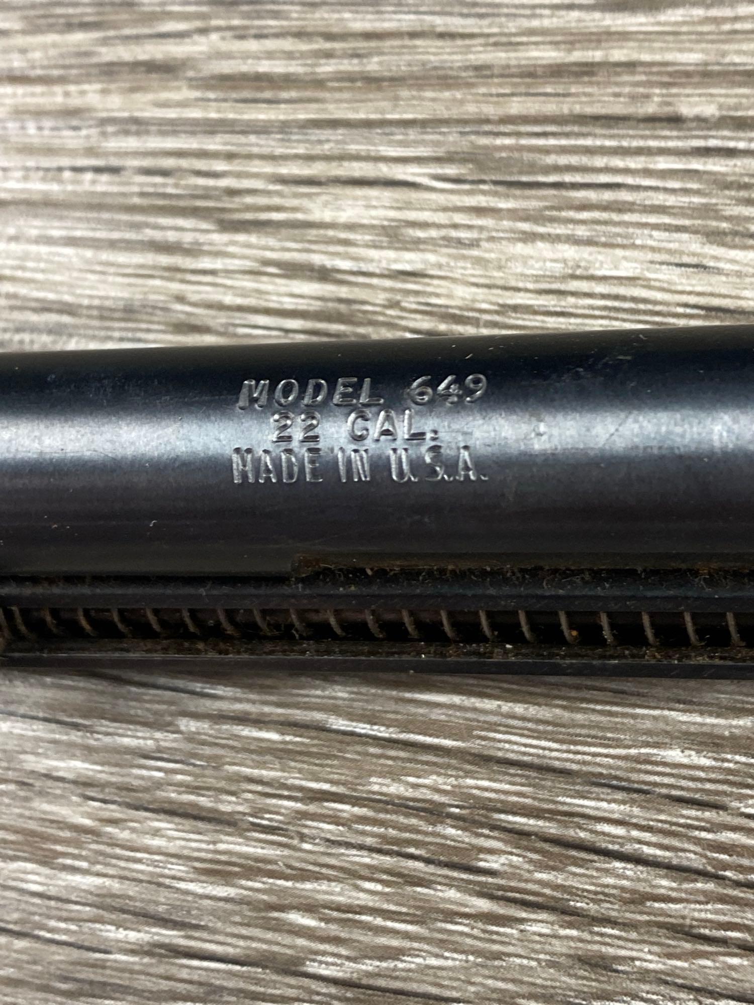 H&R MOD 649 DA REVOLVER W/LEATHER HOLSTER