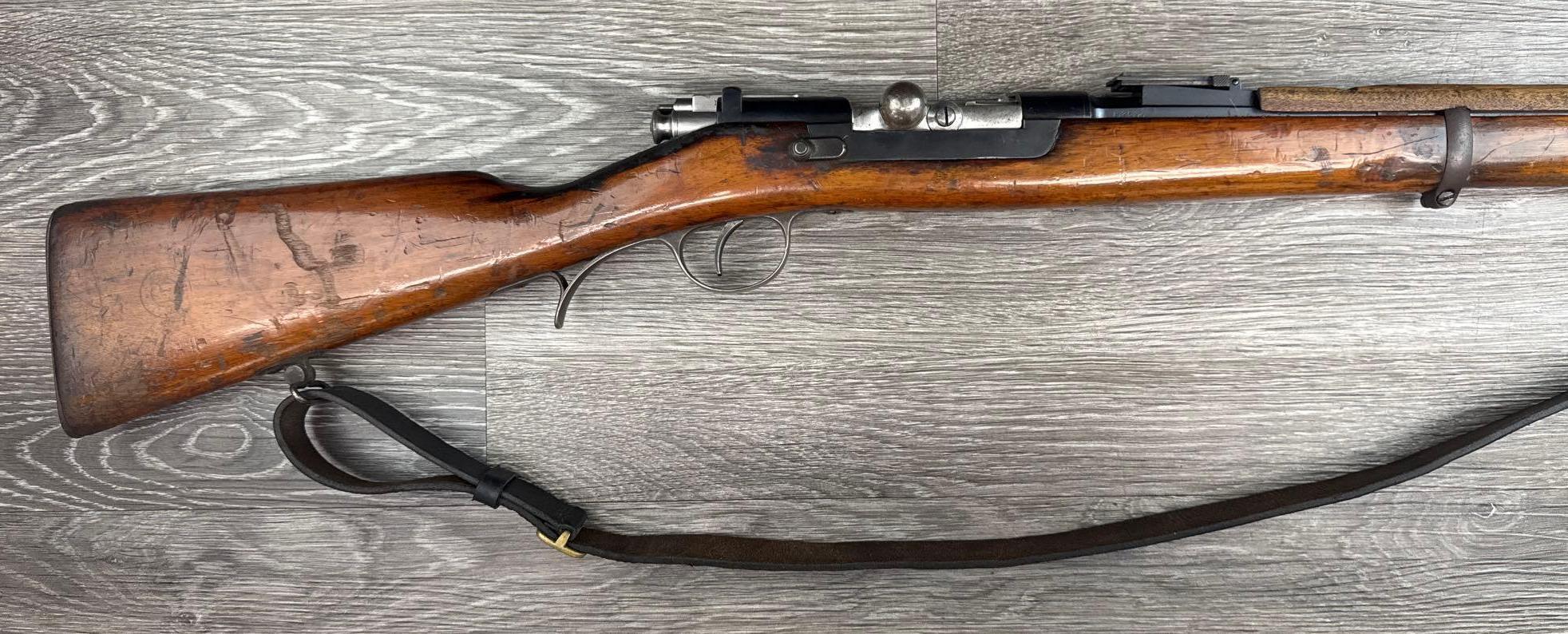 ANTIQUE STEYR MODEL 1886 8mm KROPATSCHEK CAL BOLT ACTION RIFLE