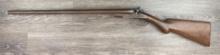 ANTIQUE UNMARKED 10 GAUGE SxS SHOTGUN