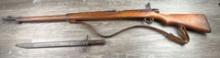 ARISAKA TYPE 38 BOLT ACTION RIFLE 6.5 X 50 CAL. w/BAYONET, SCABBARD & SLING