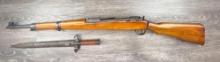 HUNGARIAN MANNLICHER MODEL FEG 43M BOLT ACTION RIFLE 8 X 56R CAL. w/BAYONET & SCABBARD