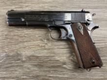 SCARCE COLT MODEL 1911 BRITISH ORDER FOR R.A.F. .455 CAL w/ DOCS