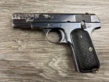 SCARCE COLT 1908 SEMI-AUTO PISTOL "SHANGHAI MUNICIPAL POLICE" .380 ACP CAL. CIRCA 1932