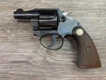 COLT BANKERS SPECIAL REVOLVER .38 SPECIAL CAL. w/ INSCRIPTION/FACTORY LTR