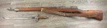 JAPANESE KOKURA ARSENAL ARISAKA TYPE 99 BOLT ACTION RIFLE 7.7 CAL.w/ BAYONET