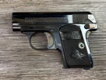 COLT MODEL 1908 POCKET HAMMERLESS SEMI-AUTO PISTOL .25 ACP CAL. w/FACTORY BOX