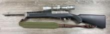 RUGER MINI-30 STAINLESS STEEL SEMI-AUTO RIFLE 7.62 X 39 CAL., w/SCOPE
