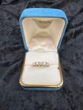 0.6CT DIAMOND SET IN 14K YELLOW GOLD BAND