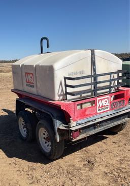 2014 Multiquip WT5C T/A 500-Gal Water Trailer
