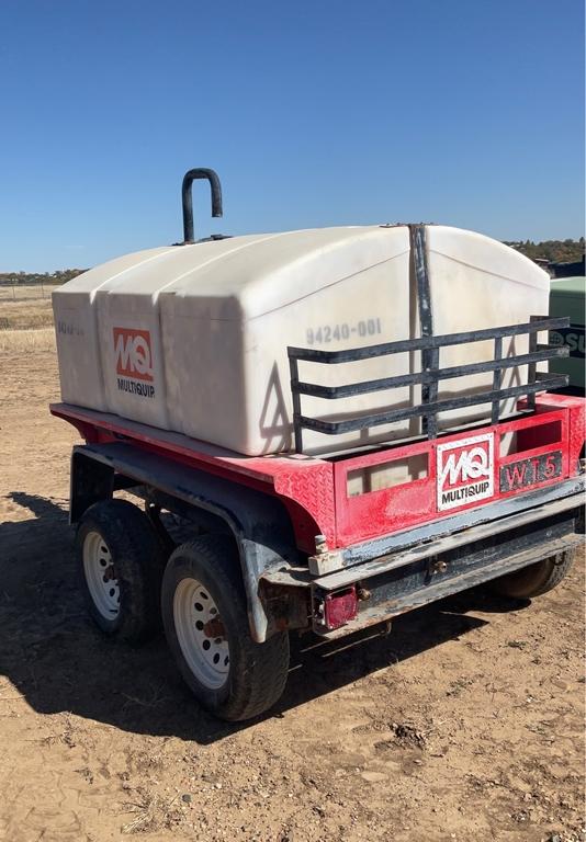 2014 Multiquip WT5C T/A 500-Gal Water Trailer