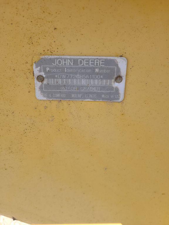 1997 John Deere 772CH Motorgrader