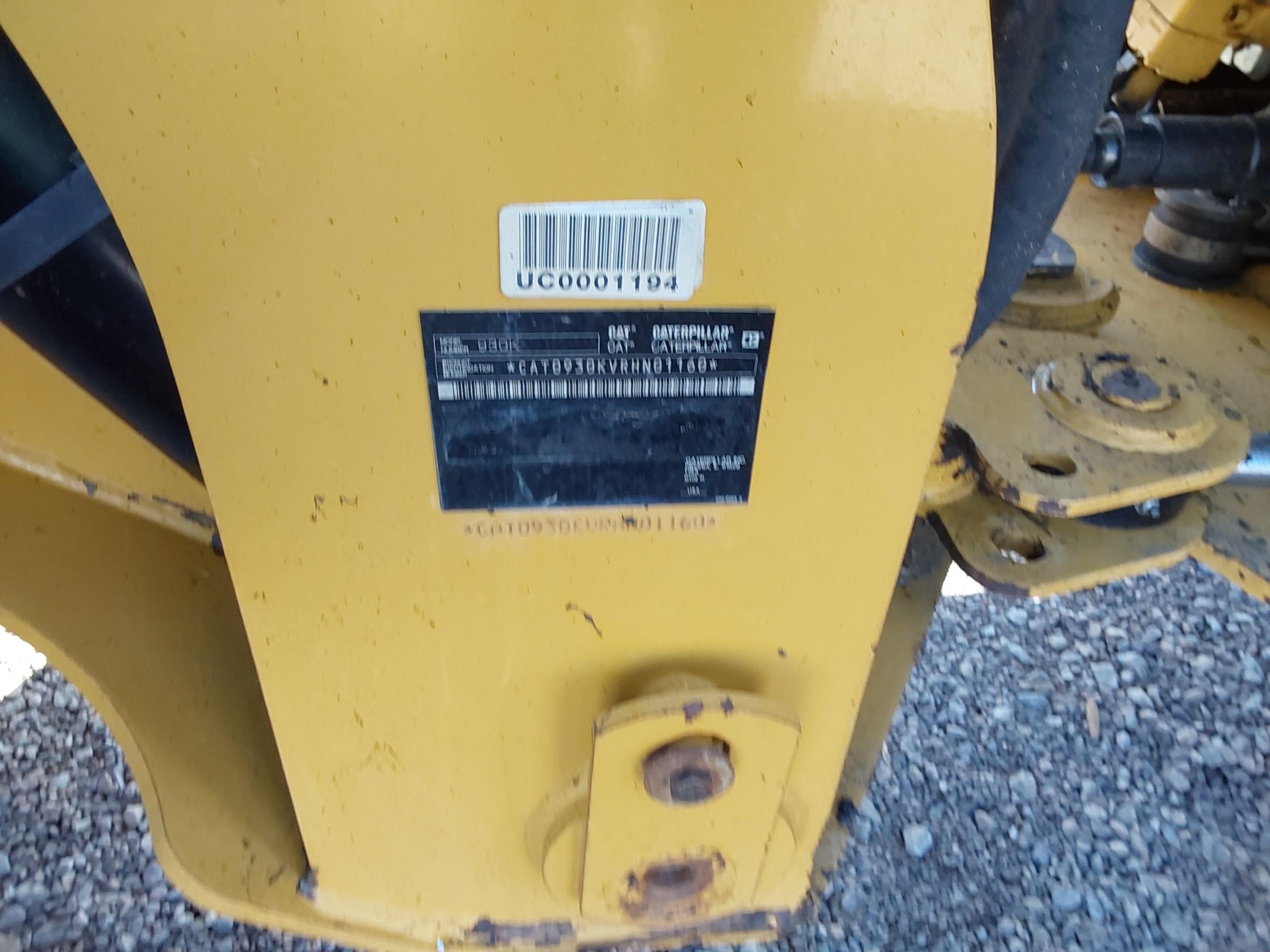 2012 Cat 930K Wheel Loader