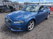 Inoperable 2009 Audi A4 Sedan